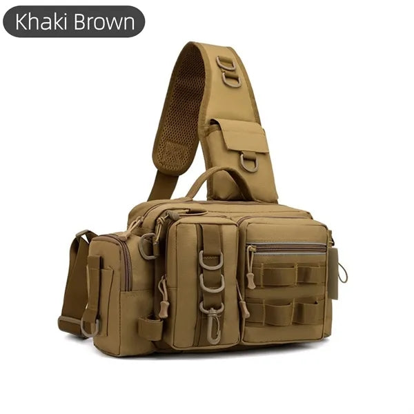 Fishing Tackle Sling Waist Bag Camo Outdoor Pack
