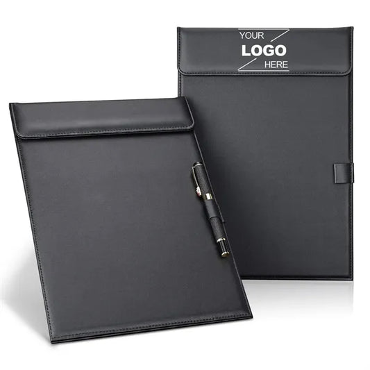 Leather A4 Letter Clipboards with Pen Holder
