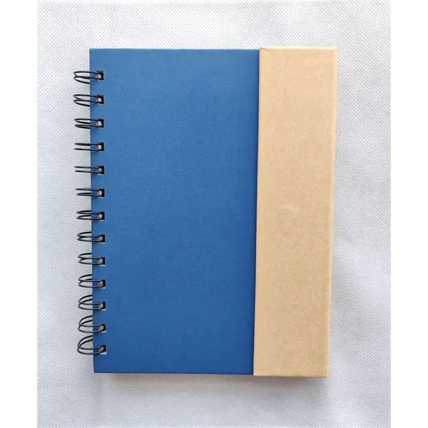 Multi-Functional Spiral Sticky Note Set with Ballpoint Pen