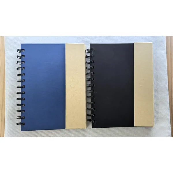 Multi-Functional Spiral Sticky Note Set with Ballpoint Pen