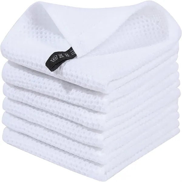 100% Cotton Waffle Weave Kitchen Dish Cloths