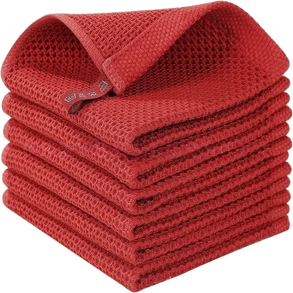 100% Cotton Waffle Weave Kitchen Dish Cloths