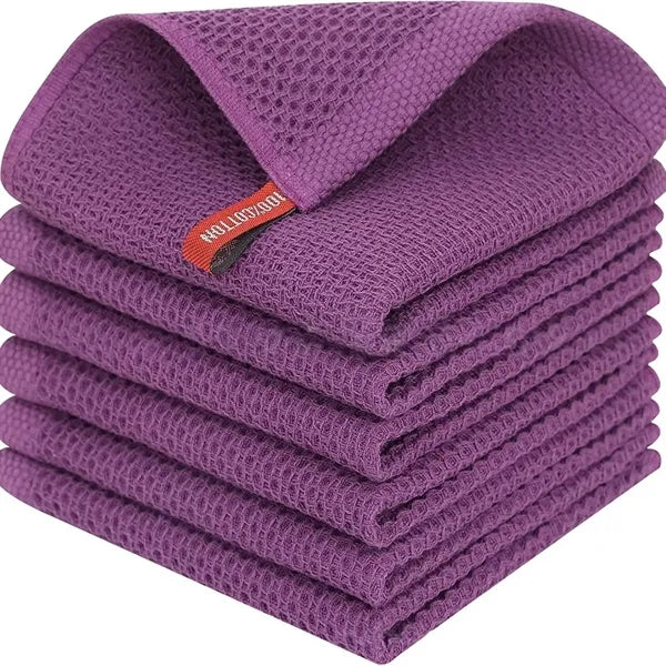 100% Cotton Waffle Weave Kitchen Dish Cloths