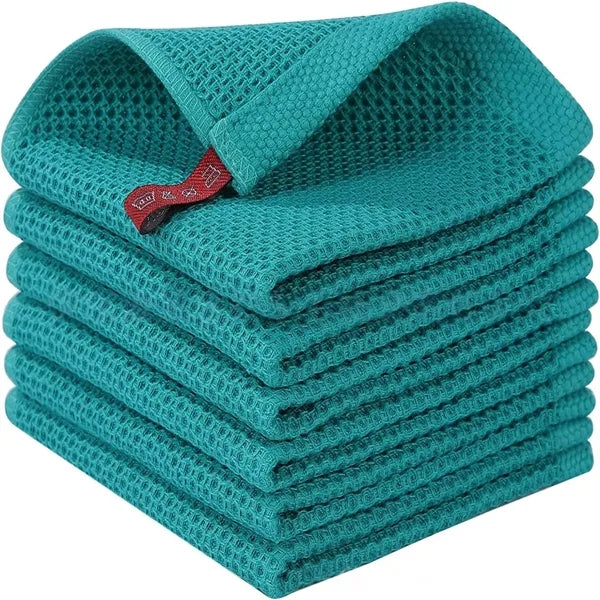 100% Cotton Waffle Weave Kitchen Dish Cloths