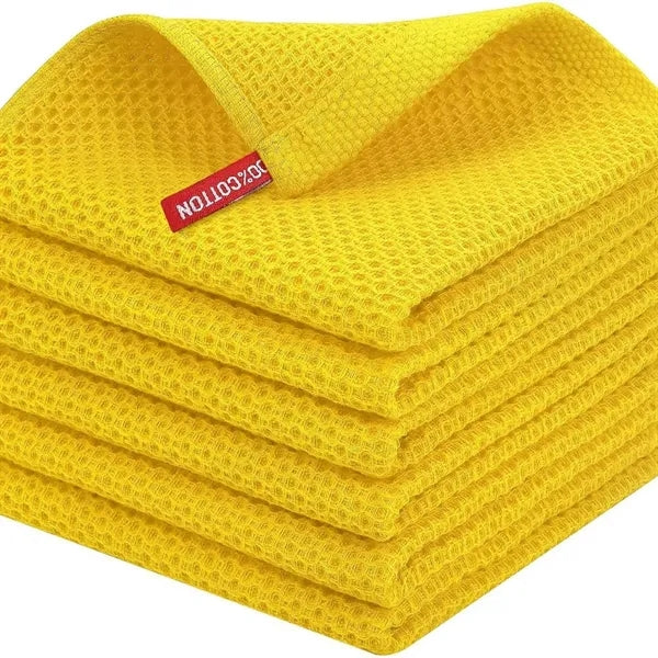 100% Cotton Waffle Weave Kitchen Dish Cloths
