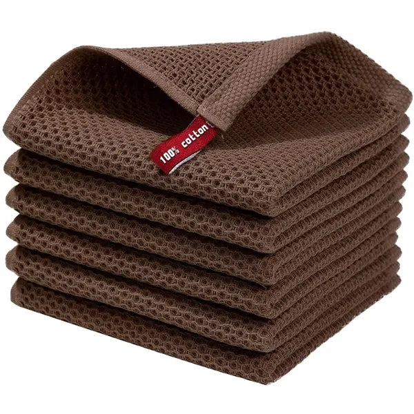 100% Cotton Waffle Weave Kitchen Dish Cloths