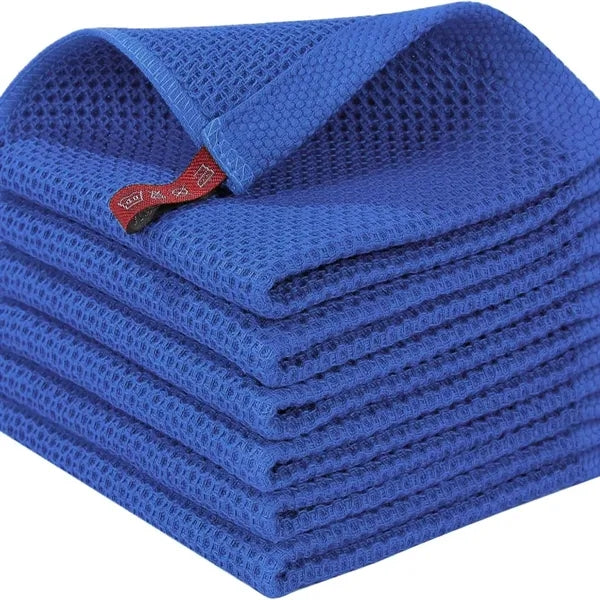 100% Cotton Waffle Weave Kitchen Dish Cloths