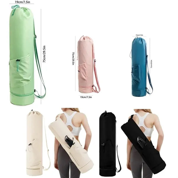 Yoga Mat Carrying Bag Travel Fitness Gym Backpack
