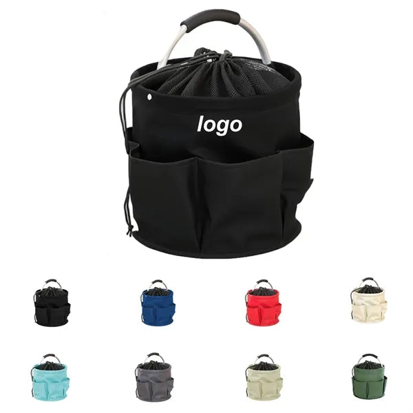 Drawstring Portable Collapsible Multi Functional Basket
