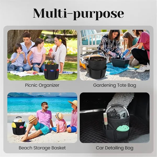 Open Portable Collapsible Multi Functional Basket
