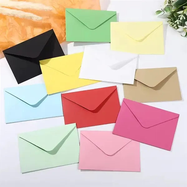 Multiple Colors Mini Paper Folding Square Envelope Customize