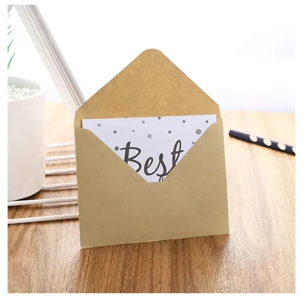 Multiple Colors Mini Paper Folding Square Envelope Customize