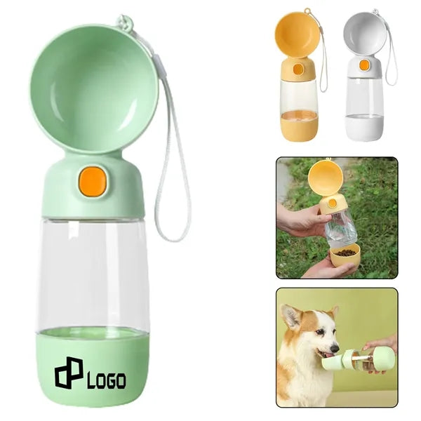 2 In 1 Dog Food Drinking Bottle