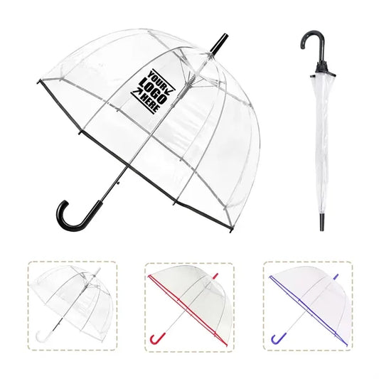 Windproof Clear Bubble Dome Umbrella