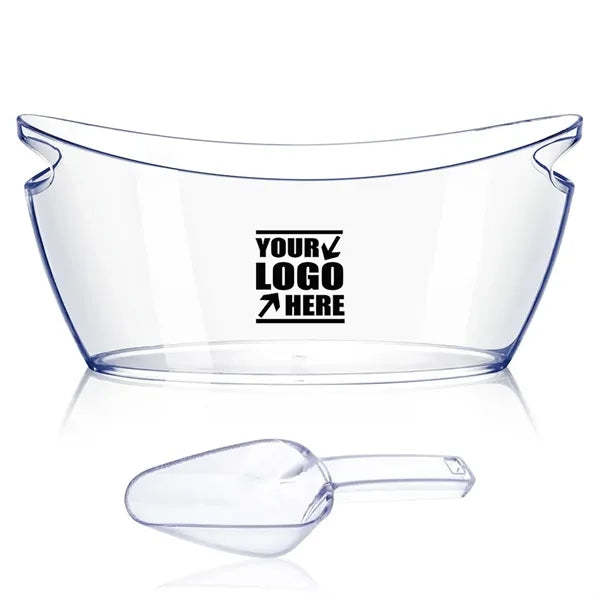 5L Acrylic Ice Buckets With Scoops