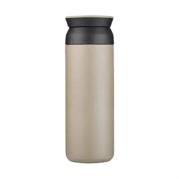12Oz Stainless Steel Water Bottle With Flattop Lid