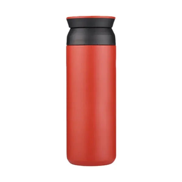 12Oz Stainless Steel Water Bottle With Flattop Lid