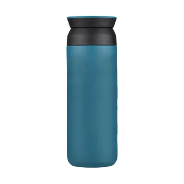 12Oz Stainless Steel Water Bottle With Flattop Lid