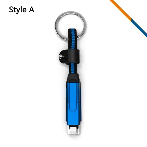 Linkzo 6in1 Keychain Fast Charging Cable