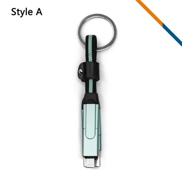 Linkzo 6in1 Keychain Fast Charging Cable