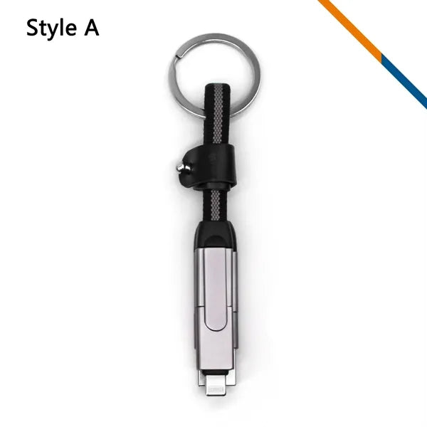 Linkzo 6in1 Keychain Fast Charging Cable