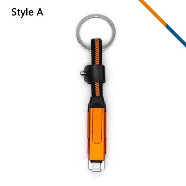 Linkzo 6in1 Keychain Fast Charging Cable