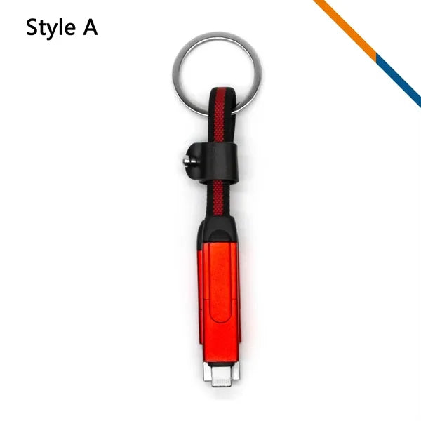 Linkzo 6in1 Keychain Fast Charging Cable