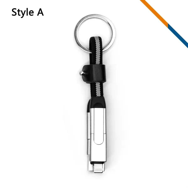 Linkzo 6in1 Keychain Fast Charging Cable
