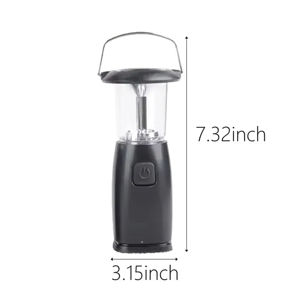 Solar Hand Crank Dynamo LED Camping Emergency Lantern