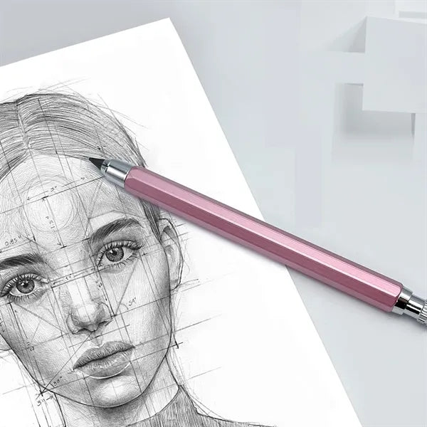 5.6mm mechanical lead holder pencil with built-in sharpener