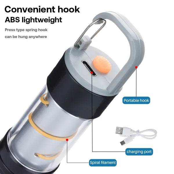 Portable Outdoor Aluminum Flashlight