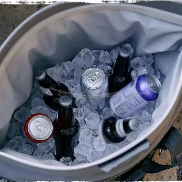 Portable waterproof soft cooler tote bag for outdoor use
