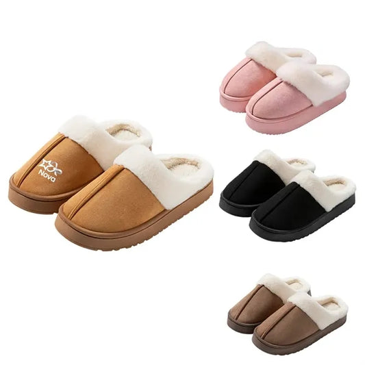 Women's Fuzzy Memory Foam Slippers