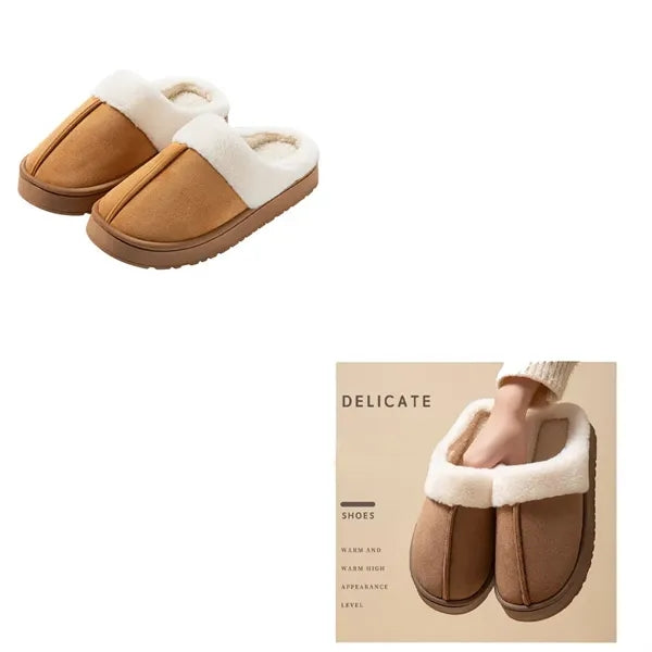 Women's Fuzzy Memory Foam Slippers