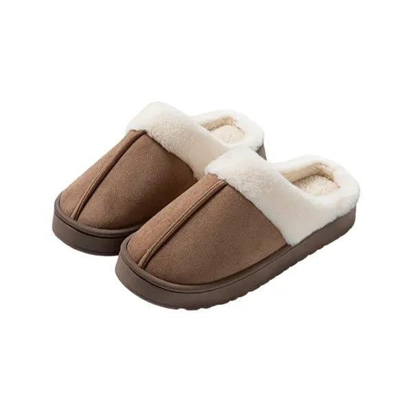 Women's Fuzzy Memory Foam Slippers