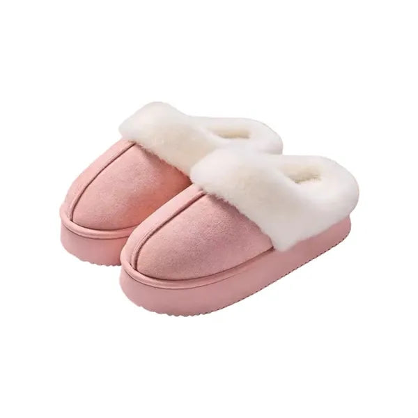 Women's Fuzzy Memory Foam Slippers