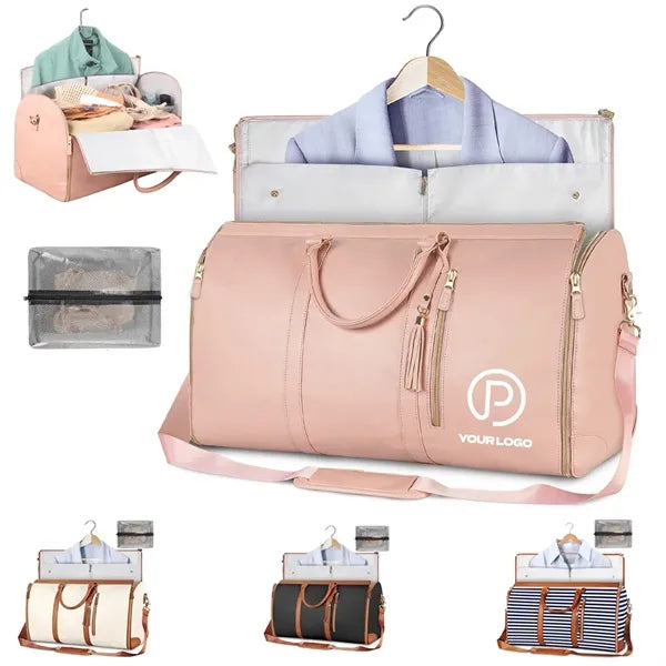 Large garment duffle bags hanging convertible for travel