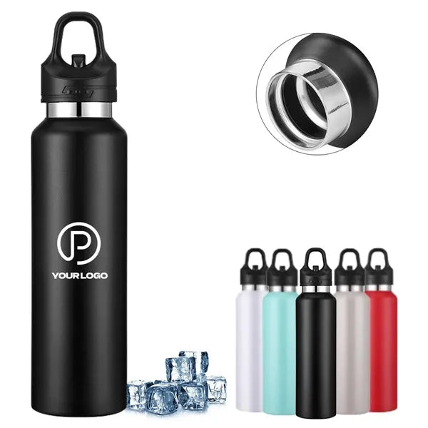 Stainless steel 23oz insulated water bottle for travel gym