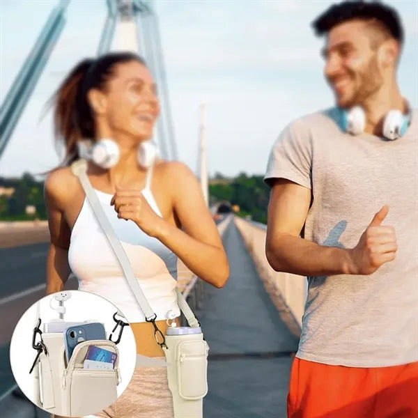 Water bottle carrier bag holder pouch for 40 oz tumbler