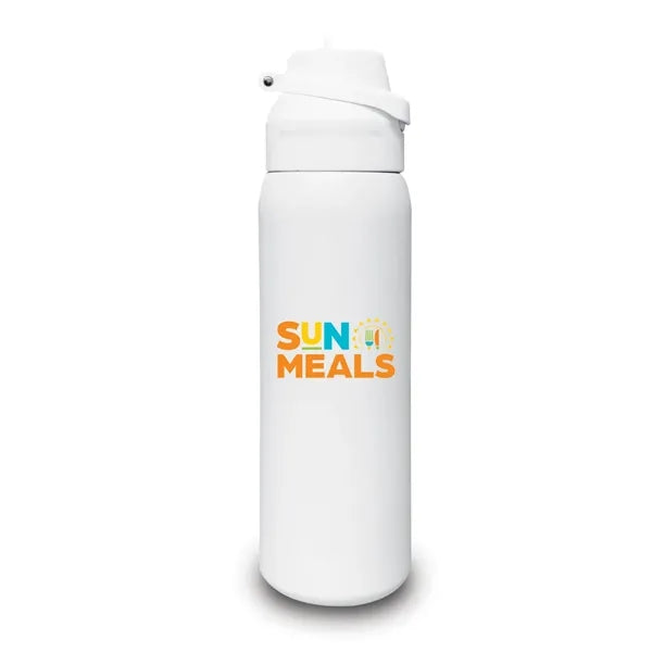 Lanier 32oz. Double Wall Stainless Bottle w/ Straw