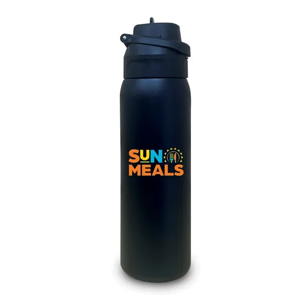Lanier 32oz. Double Wall Stainless Bottle w/ Straw