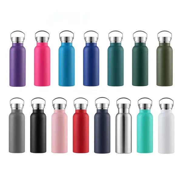 17 oz Stainless Steel Insulated Sports Water Bottle