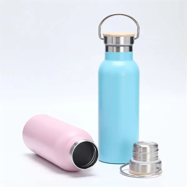 17 oz Stainless Steel Insulated Sports Water Bottle