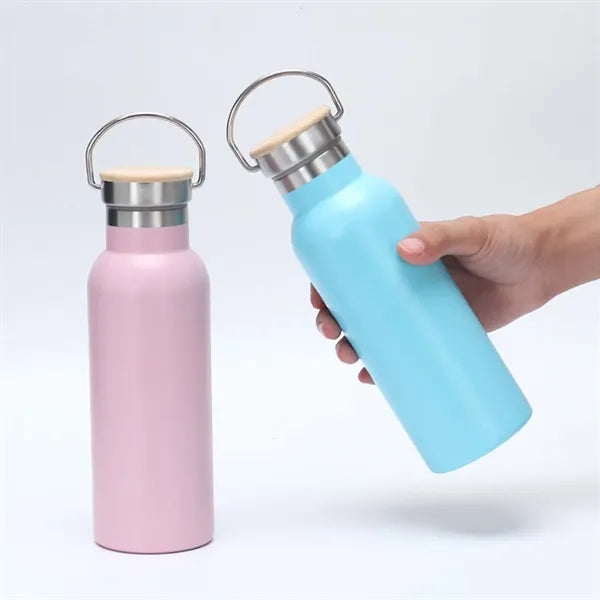 17 oz Stainless Steel Insulated Sports Water Bottle