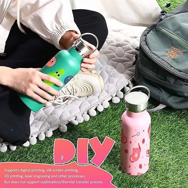 17 oz Stainless Steel Insulated Sports Water Bottle