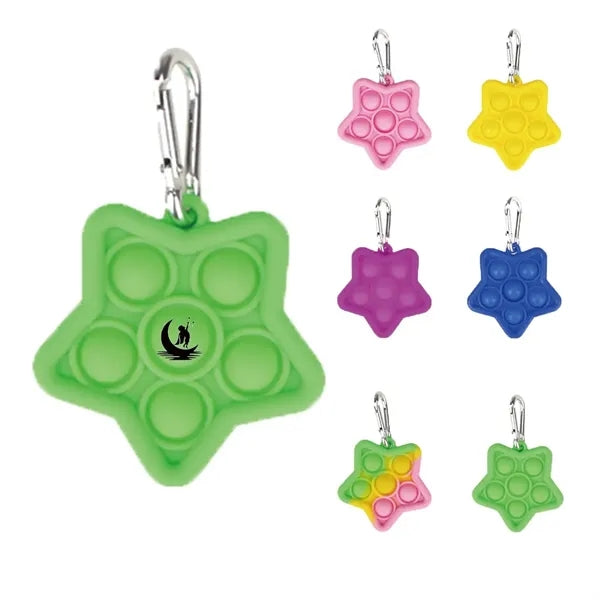 Silicone Star Shaped Fidget Spinner Toys