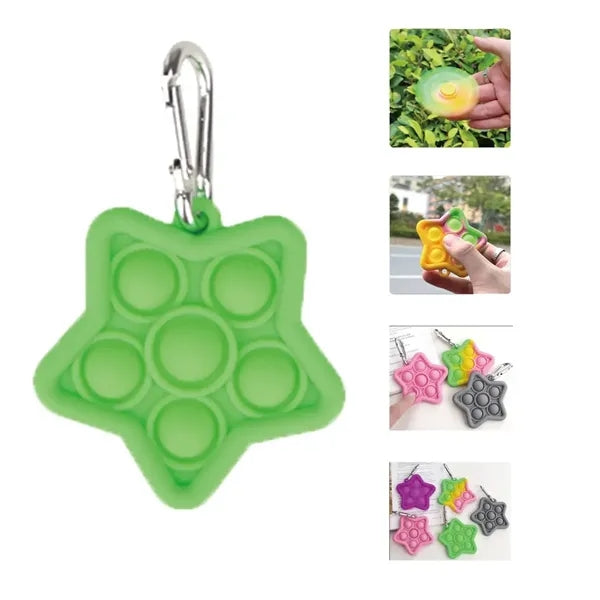 Silicone Star Shaped Fidget Spinner Toys