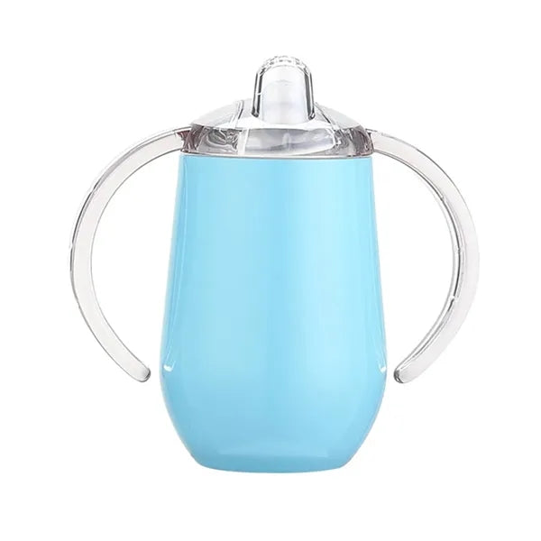 10Oz Custom Bpa Free Baby Feeding Sippy Cups Egg Shape
