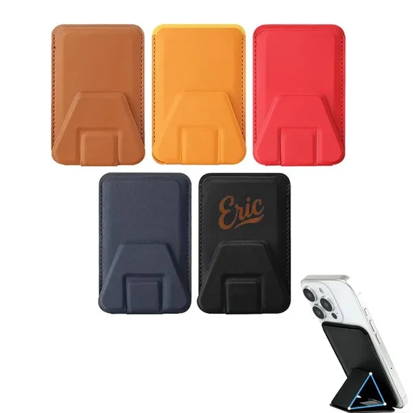 Pu Stick-On Phone Card Holder