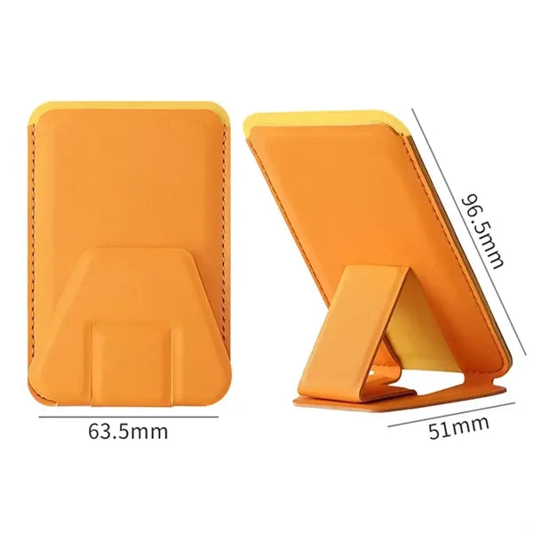 Pu Stick-On Phone Card Holder